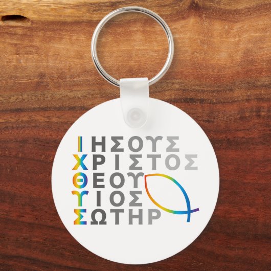 Ichthys Sleutelhanger (Voorkant)