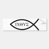 Ichthys (Symbol) Bumpersticker (Voorkant)