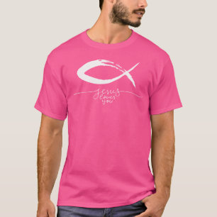 Ichthys Teken Jesus Fish Christ Christelijk Faith T-shirt