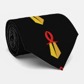 Ichthys Zwaard Stropdas (Opgerold)