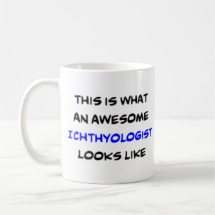 ichtyoloog, geweldige koffiemok