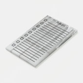 Icicle, 4 x 6" post-it® notes (Schuin)