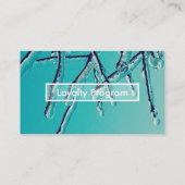 Icicle Branches bereiken loyaliteitsprogramma Klantenkaartje (Achterkant)