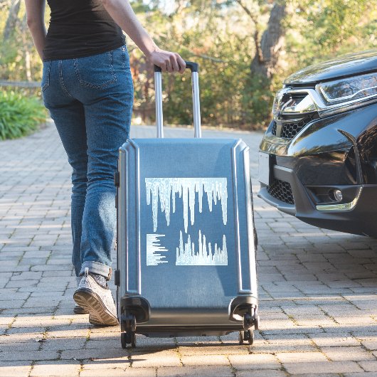 Icicle winterijs sticker (Koffer Insitu)