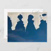Icicles tegen een blauwe hemel briefkaart (Voorkant / Achterkant)