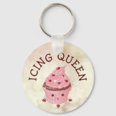 Icing Queen Cupcake Sleutelhanger (Voorkant)