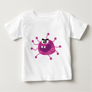 Icky Gekke Paarse Cartoon Germ