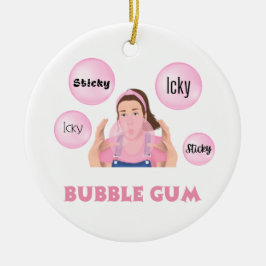 Icky Stick, Icky Stick Bubblegum Ms. RachOrnament Keramisch Ornament