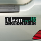 IClean.House Cleaning Window Cleaning Promotional Bumpersticker