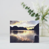 Icmeler Sunrise Romantic Landscape Art Briefkaart (Staand voorkant)