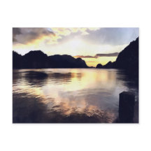 Icmeler Sunrise Romantic Landscape Art