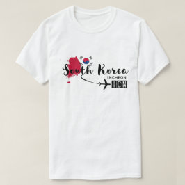 ICN-luchthavencode van Zuid-Korea T-shirt