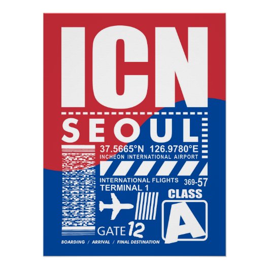 ICN Seoul Airport Perfect Poster (Voorkant)