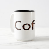 iCoffee Tweekleurige Koffiemok (Voorkant links)