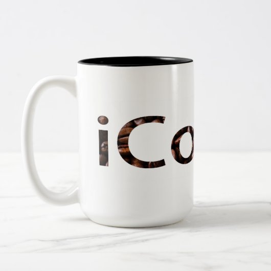 iCoffee Tweekleurige Koffiemok (Links)