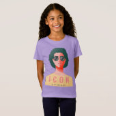 Icon Girls 'Fine Jersey T-shirt (Voorkant volledig)