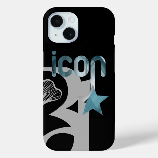 ICON iPhone-hoesjes Trend Abstract Blue Ocean Case-Mate iPhone Case (Achterkant)