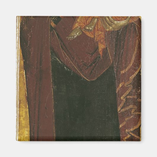 Icon known as the 'Virgin of Tsar Dushan', c.1350 Magneet (Voorkant)
