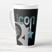 ICON Latte Mok Abstract interieur Blue Ocean (Linkerhoek)