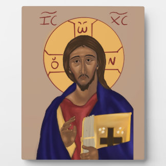 Icon of Christ Fotoplaat
