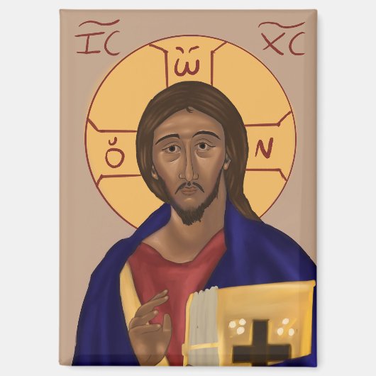 Icon of Christ Magneet (Voorkant)