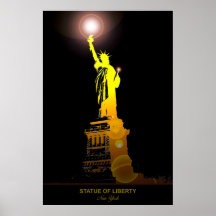 Icon of Freedom: Vrijheidsbeeld Travel Poster