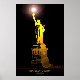 Icon of Freedom: Vrijheidsbeeld Travel Poster