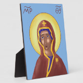 Icon of the Mother of God  Fotoplaat (Zijkant)