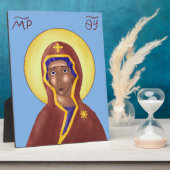 Icon of the Mother of God  Fotoplaat (Zijkant)