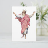Icon of the Risen Lord Holy Card Bedankkaart (Staand voorkant)