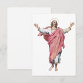 Icon of the Risen Lord Holy Card Bedankkaart (Voorkant / Achterkant)