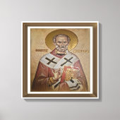 Icon of the Saint Nicholas Canvas Afdruk (Voorkant)