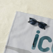 ICON Strandlaken Abstract Trend Blue Ocean (In situ)