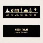  Icon Weddenschap tijdlijn minikaart Mini Visitekaartjes (Voorkant /achterkant)