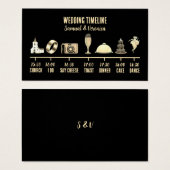  Icon Weddenschap tijdlijnkaart Visitekaartje (Voorkant /achterkant)