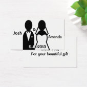 Icon Wedding Couple Dank u kaart (Bureau)