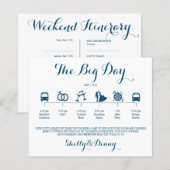 Icon Wedding Itinerary (Voorkant / Achterkant)