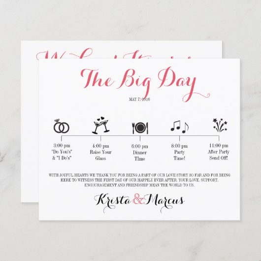 Icon Wedding route - Bestemmingsweddenschap (Voorkant / Achterkant)