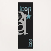 ICON Yoga Mat Fitness Abstracte Kunst Blauwe Oceaa (Voorkant)