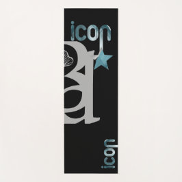 ICON Yoga Mat Fitness Abstracte Kunst Blauwe Oceaa