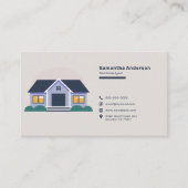 Iconen & Cartoon House - Makelaar Visitekaartje (Voorkant)