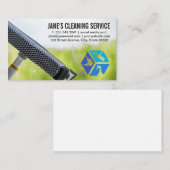 Iconen reinigen | Squeegee op het raam Visitekaartje (Voorkant / Achterkant)