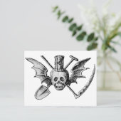 Icones Mortis (detail) Briefkaart (Staand voorkant)