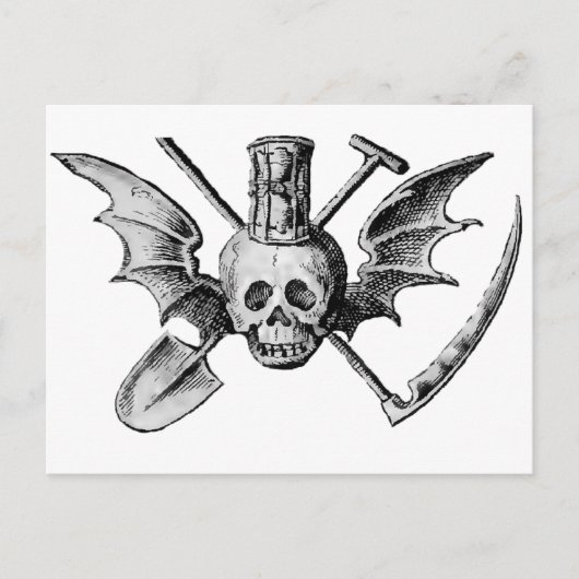 Icones Mortis (detail) Briefkaart (Voorkant)