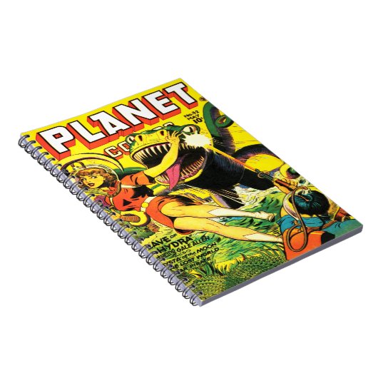 ICONIC 1940'S Sci Fi PULP COMICS Notitieboek (Rechterzijde)