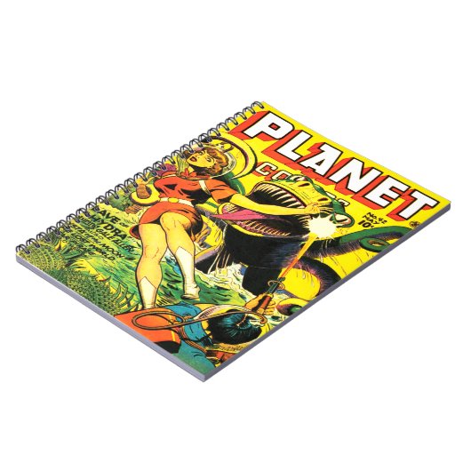 ICONIC 1940'S Sci Fi PULP COMICS Notitieboek (Linkerzijde)