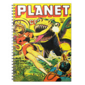 ICONIC 1940'S Sci Fi PULP COMICS Notitieboek (Voorkant)