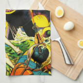 ICONIC 1940'S SCI FI PULP COMICS THEEDOEK (Quarter Fold)