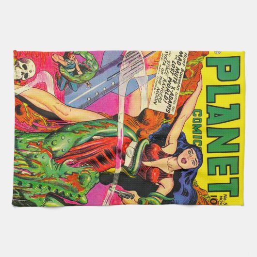 ICONIC 1940's SCIENCE FICTION COMICS Theedoek (Horizontaal)