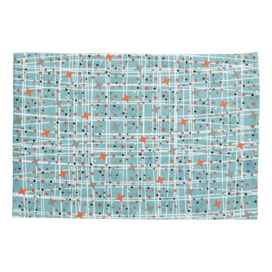 Iconic 1950's Atomic Starburst Retro Design Kussensloop (Achterkant)